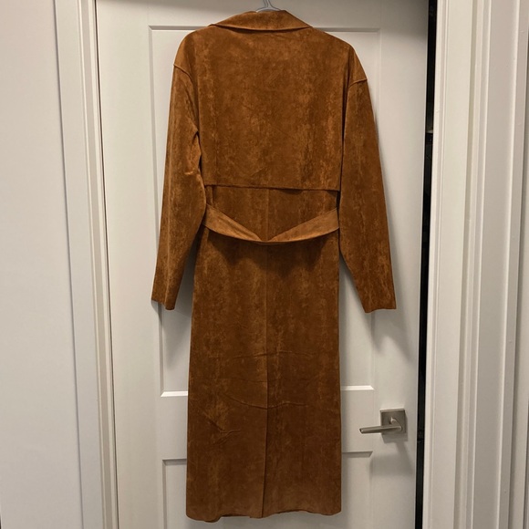 Blank NYC x Free People Vegan Suede Trench (NWT) - Picture 8 of 10